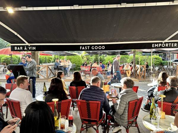 Terrasse, TOMA Bar à Vin, Beaune