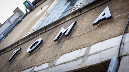 Exterior, TOMA restaurant, place carnot