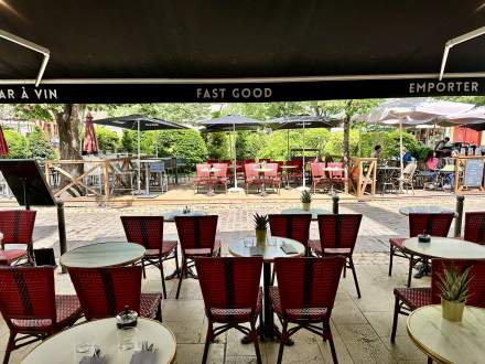 Terrasse, TOMA Bar à Vin, Beaune